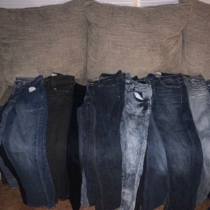 Boys and women jeans for sale range $8-$10 a pair.